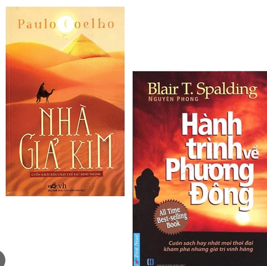 COMBO SÁCH Nhà giả kim + Hành trình đi về phương đông