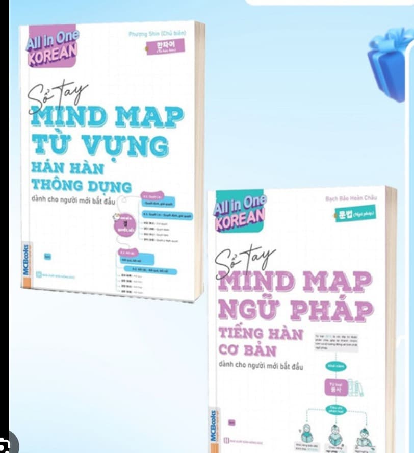 Combo Sổ tay Mind Map từ vựng, ngữ pháp